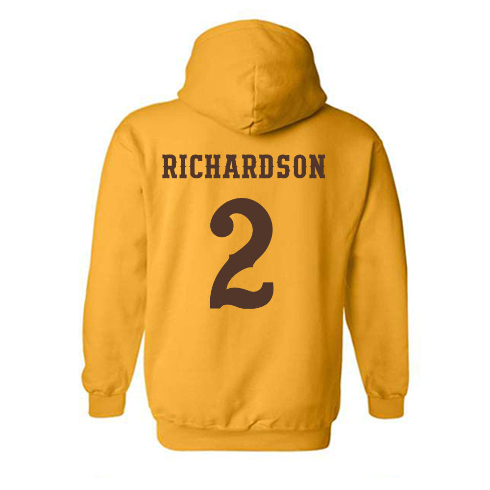 Wyoming - NCAA Football : Eric Richardson - Classic Shersey Hooded Sweatshirt-1