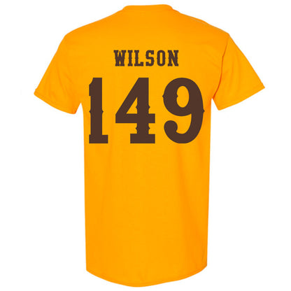 Wyoming - NCAA Wrestling : Dominic Wilson - Classic Shersey T-Shirt-1