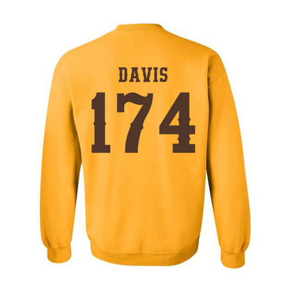 Wyoming - NCAA Wrestling : Riley Davis - Classic Shersey Crewneck Sweatshirt-1