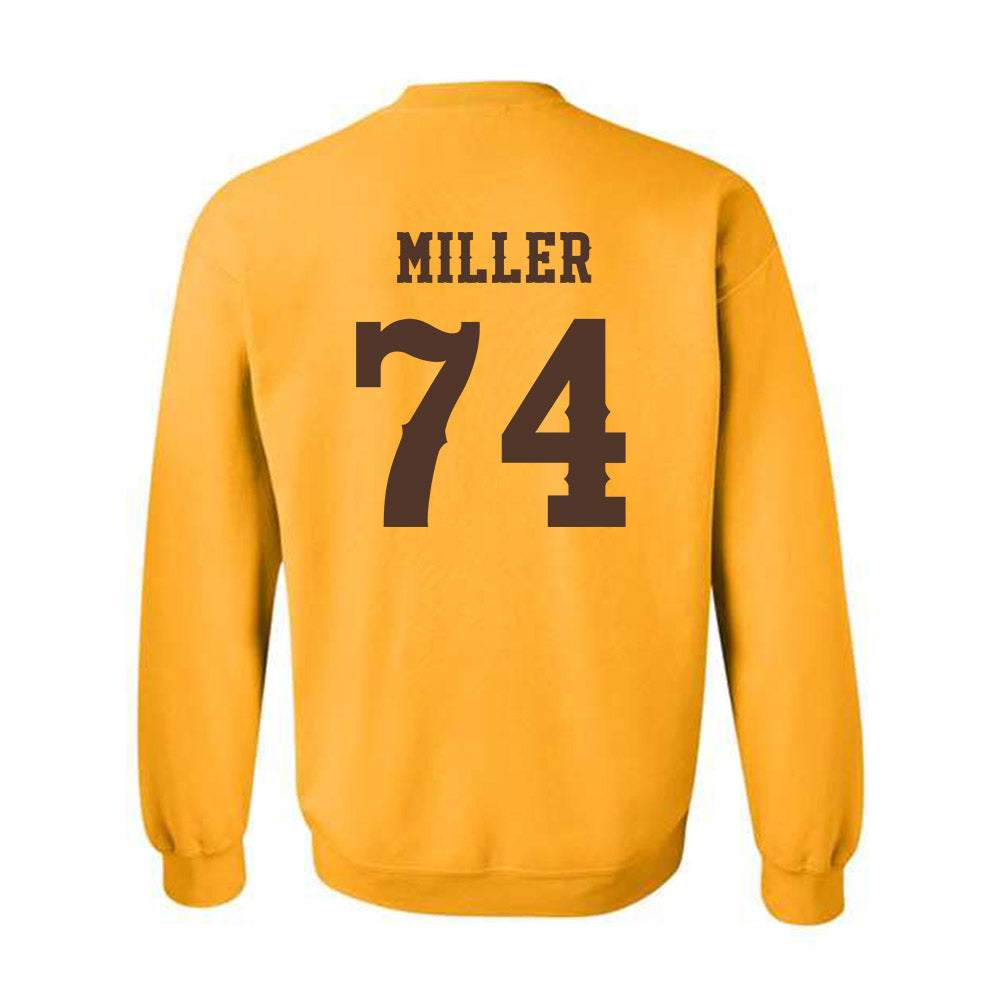 Wyoming - NCAA Football : Tariq Miller - Classic Shersey Crewneck Sweatshirt-1