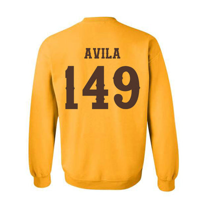 Wyoming - NCAA Wrestling : Antonio Avila - Classic Shersey Crewneck Sweatshirt-1