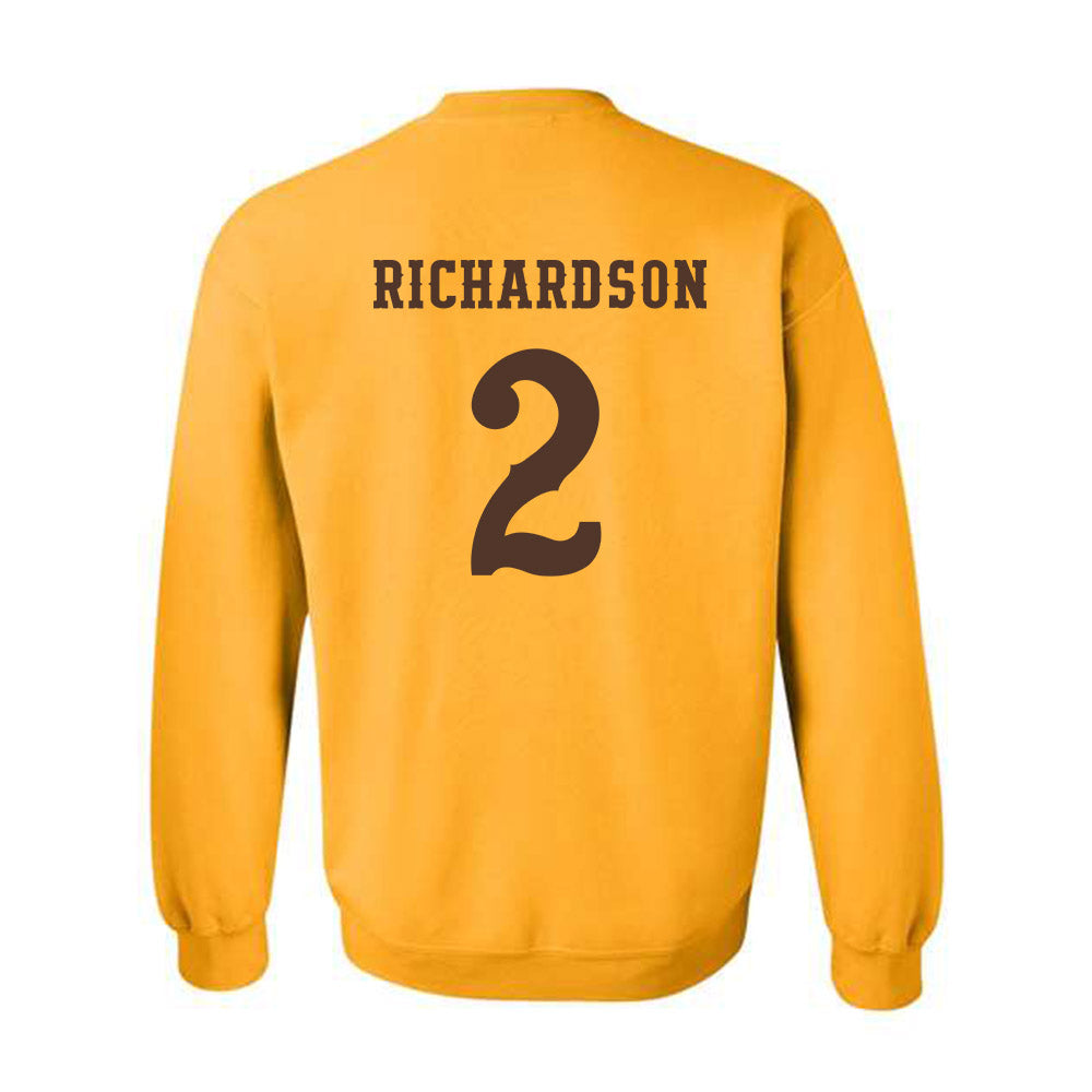Wyoming - NCAA Football : Eric Richardson - Classic Shersey Crewneck Sweatshirt-1