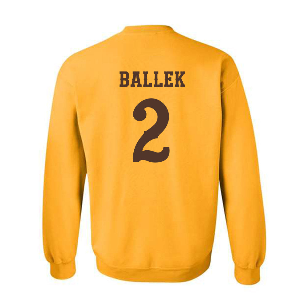 Wyoming - NCAA Women's Soccer : Kiley Ballek - Shersey Crewneck Sweatshirt