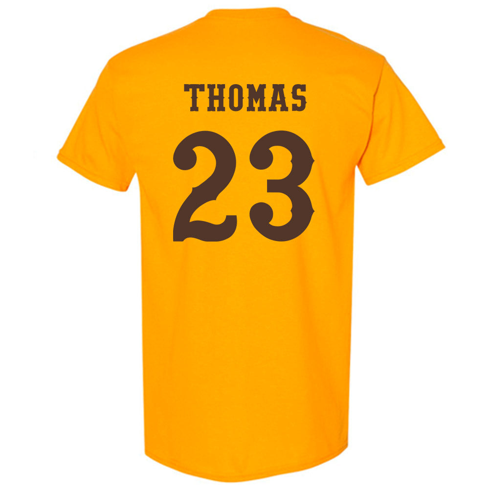 Wyoming - NCAA Football : Jones Thomas - Classic Shersey T-Shirt-1