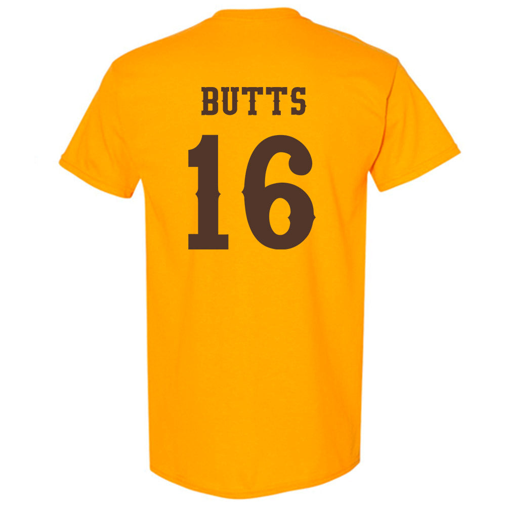 Wyoming - NCAA Football : Karson Butts - Classic Shersey T-Shirt-1