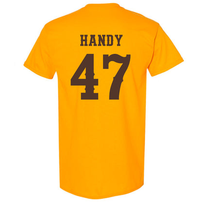 Wyoming - NCAA Football : Jason Handy - Classic Shersey T-Shirt-1