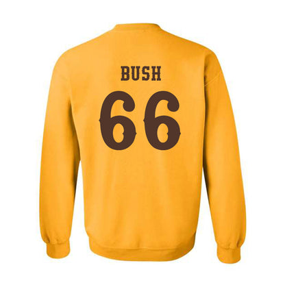 Wyoming - NCAA Football : Johnathan Bush - Classic Shersey Crewneck Sweatshirt-1