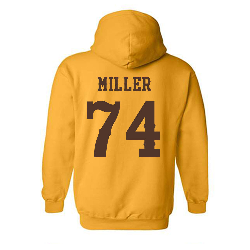 Wyoming - NCAA Football : Tariq Miller - Classic Shersey Hooded Sweatshirt-1