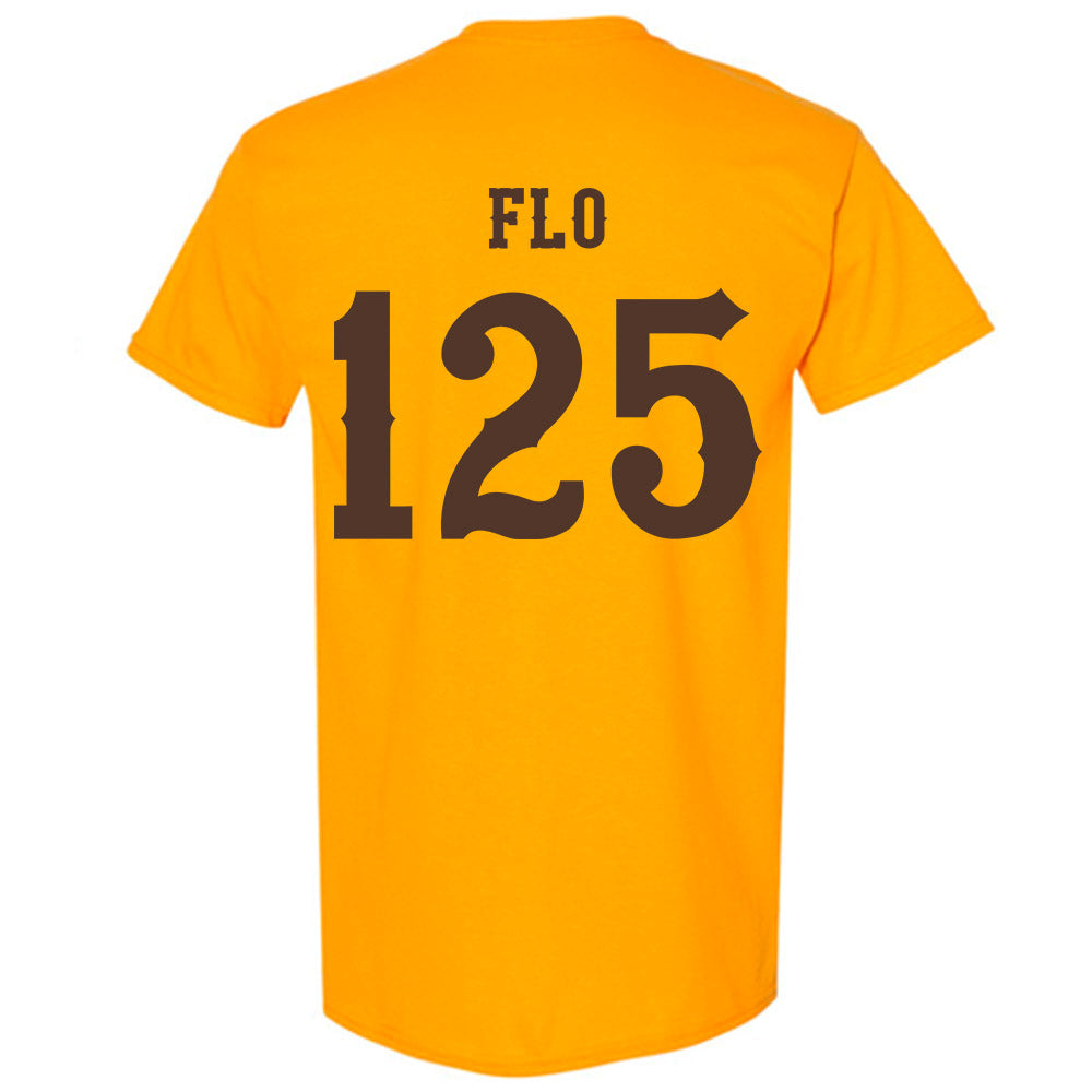 Wyoming - NCAA Wrestling : Cael Flo - Classic Shersey T-Shirt-1