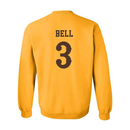 Wyoming - NCAA Football : Ian Bell - Classic Shersey Crewneck Sweatshirt-1