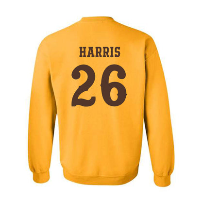 Wyoming - NCAA Football : Samuel Harris - Classic Shersey Crewneck Sweatshirt-1