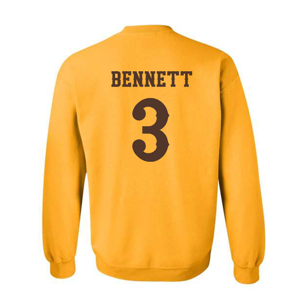 Wyoming - NCAA Men's Basketball : Khaden Bennett - Classic Shersey Crewneck Sweatshirt-1