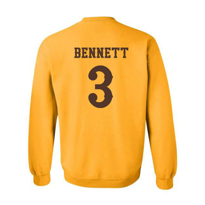 Wyoming - NCAA Men's Basketball : Khaden Bennett - Classic Shersey Crewneck Sweatshirt-1