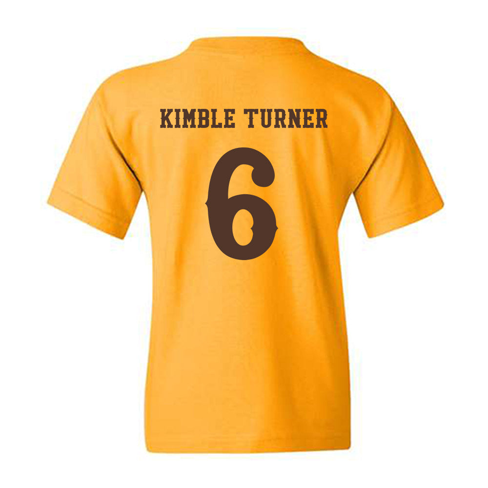 Wyoming - NCAA Football : Kaiden Kimble Turner - Classic Shersey Youth T-Shirt-1