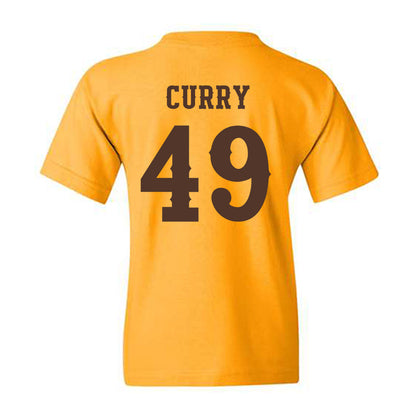 Wyoming - NCAA Football : Nathan Curry - Classic Shersey Youth T-Shirt-1