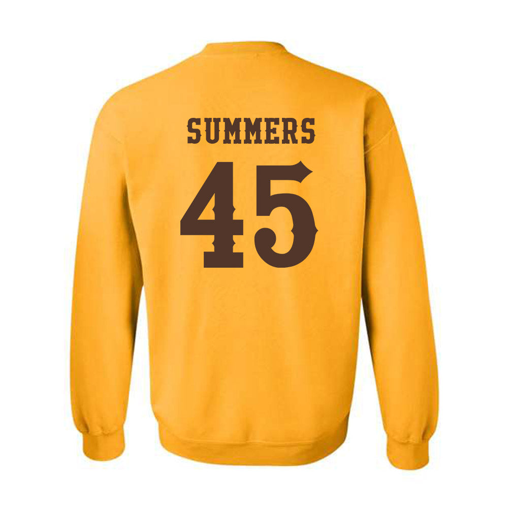 Wyoming - NCAA Men's Basketball : Neil Summers - Classic Shersey Crewneck Sweatshirt-1