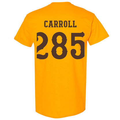 Wyoming - NCAA Wrestling : Christian Carroll - Classic Shersey T-Shirt-1