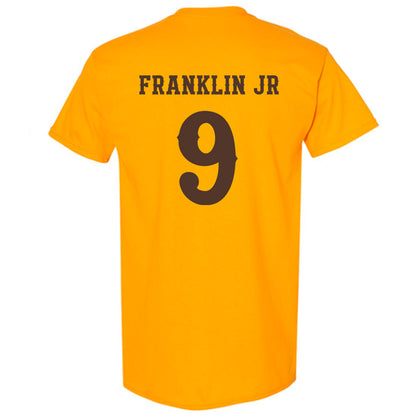 Wyoming - NCAA Football : Travis Franklin Jr - Classic Shersey T-Shirt-1