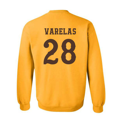 Wyoming - NCAA Football : Nikos Varelas - Classic Shersey Crewneck Sweatshirt-1