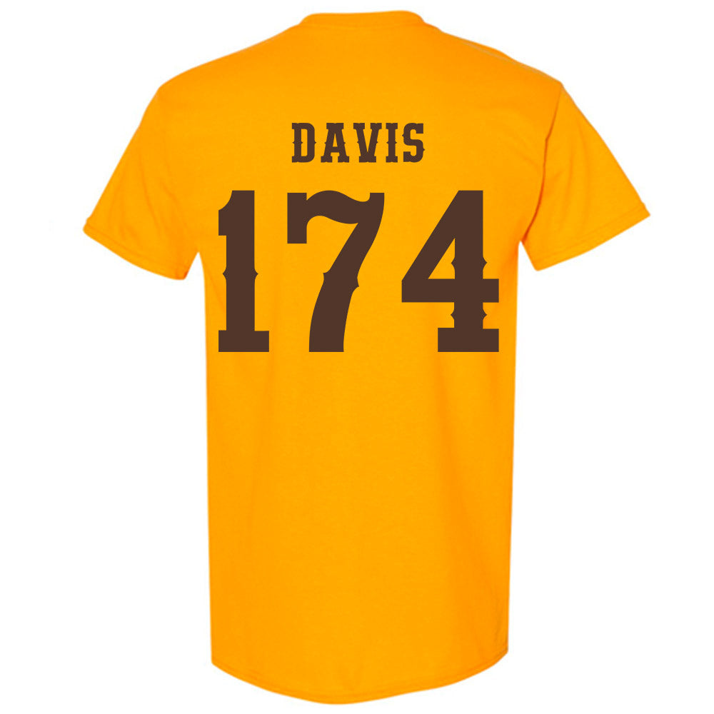 Wyoming - NCAA Wrestling : Riley Davis - Classic Shersey T-Shirt-1