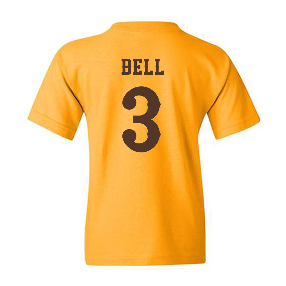 Wyoming - NCAA Football : Ian Bell - Classic Shersey Youth T-Shirt-1