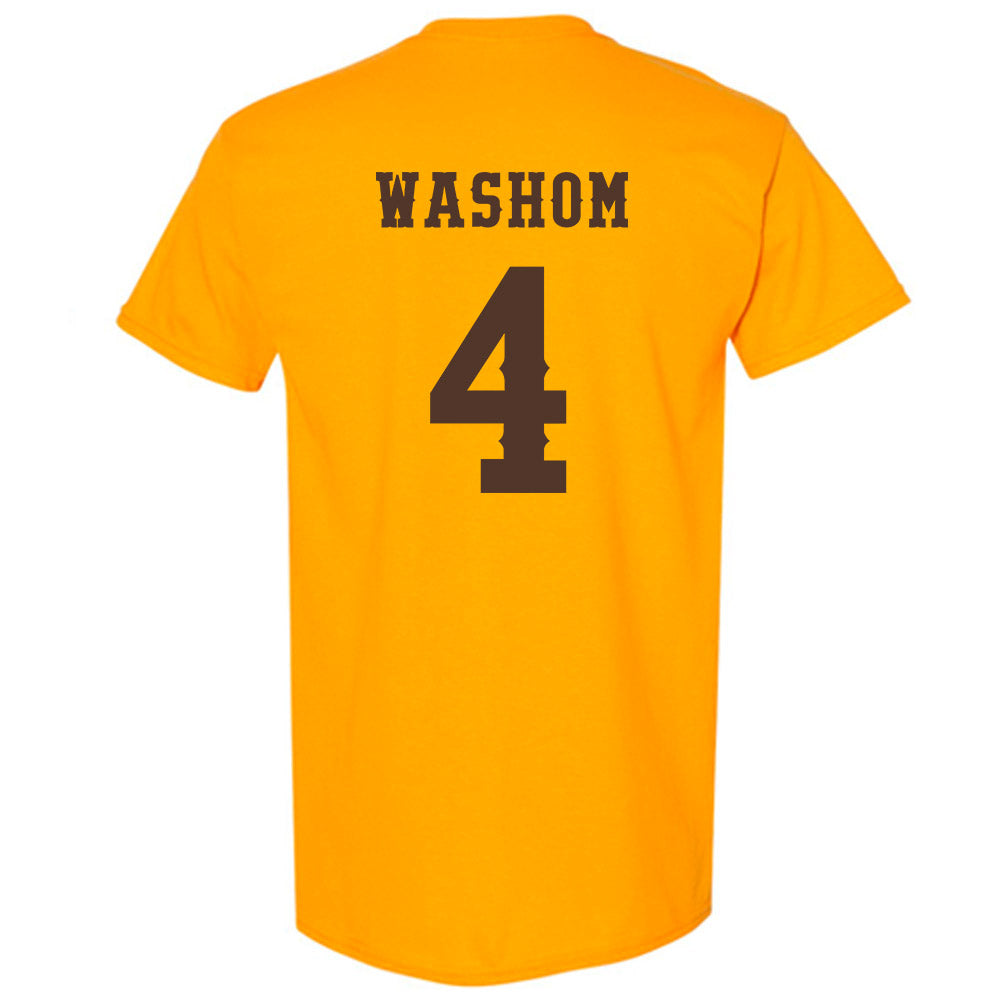 Wyoming - NCAA Football : Ke'Lyn Washom - Classic Shersey T-Shirt-1