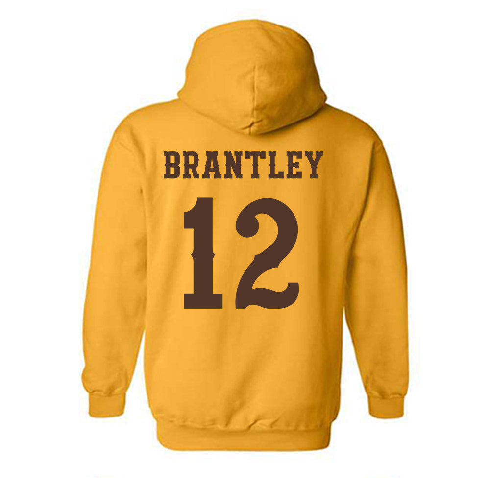 Wyoming - NCAA Football : Bricen Brantley - Classic Shersey Hooded Sweatshirt-1