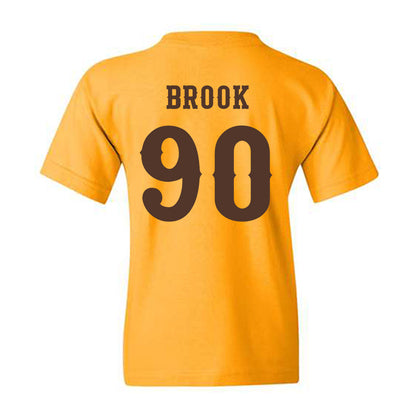 Wyoming - NCAA Football : Cade Brook - Classic Shersey Youth T-Shirt-1