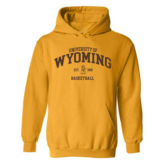 Wyoming - NCAA Men's Basketball : Parker Gerrits - Classic Shersey Hooded Sweatshirt-0