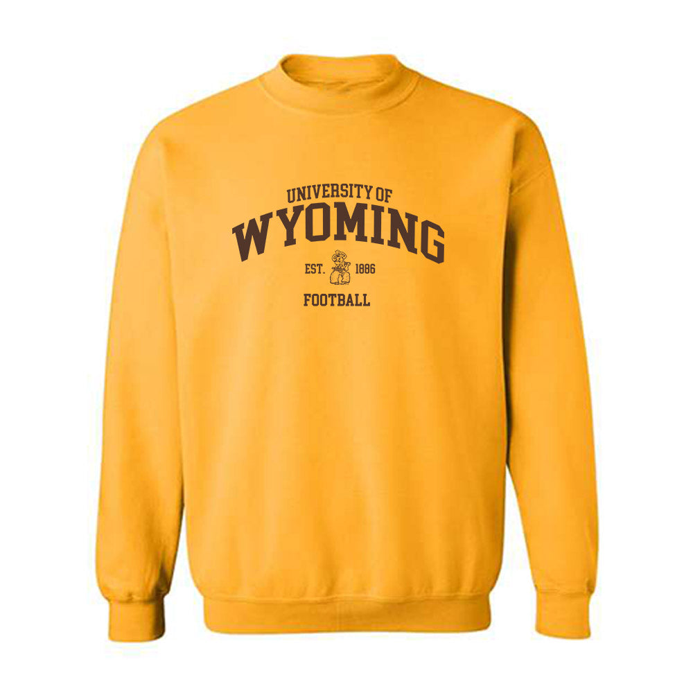 Wyoming - NCAA Football : Ishmael Muhammad - Classic Shersey Crewneck Sweatshirt-0