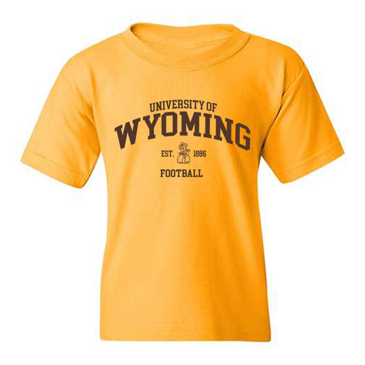 Wyoming - NCAA Football : Dante Bruley - Classic Shersey Youth T-Shirt-0