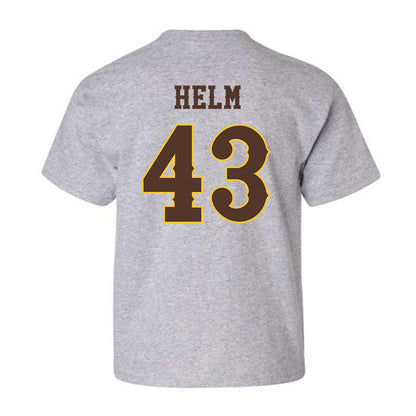 Wyoming - NCAA Football : Gavyn Helm - Classic Shersey Youth T-Shirt