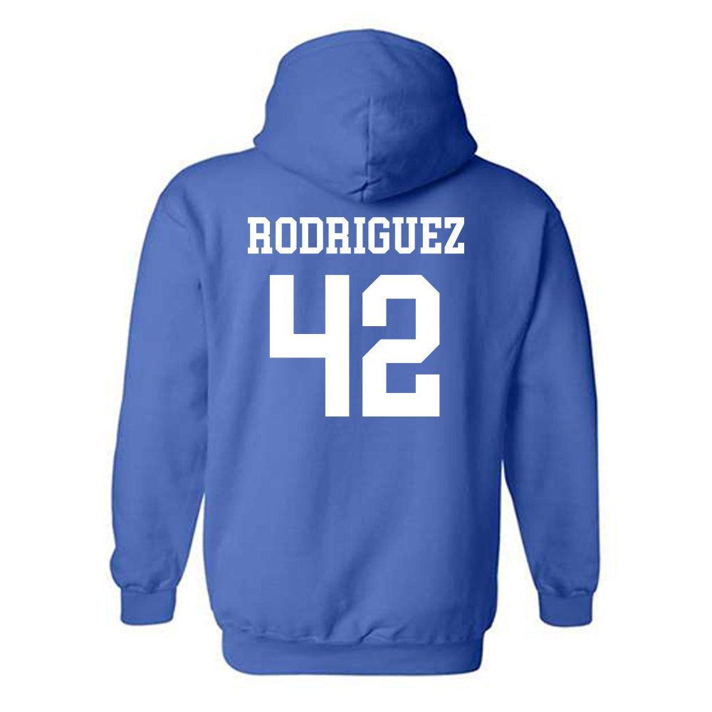 Texas Arlington - NCAA Women's Basketball : Jeanne Rodriguez - Classic Shersey Hooded Sweatshirt-1