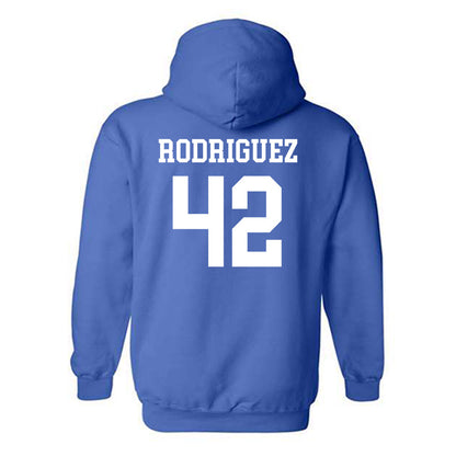 Texas Arlington - NCAA Women's Basketball : Jeanne Rodriguez - Classic Shersey Hooded Sweatshirt-1