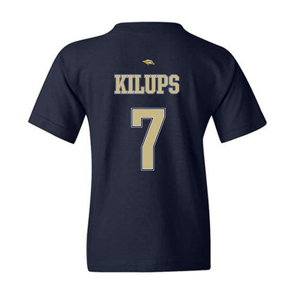 Oral Roberts - NCAA Men's Basketball : Martins Kilups - Sports Shersey Youth T-Shirt-1