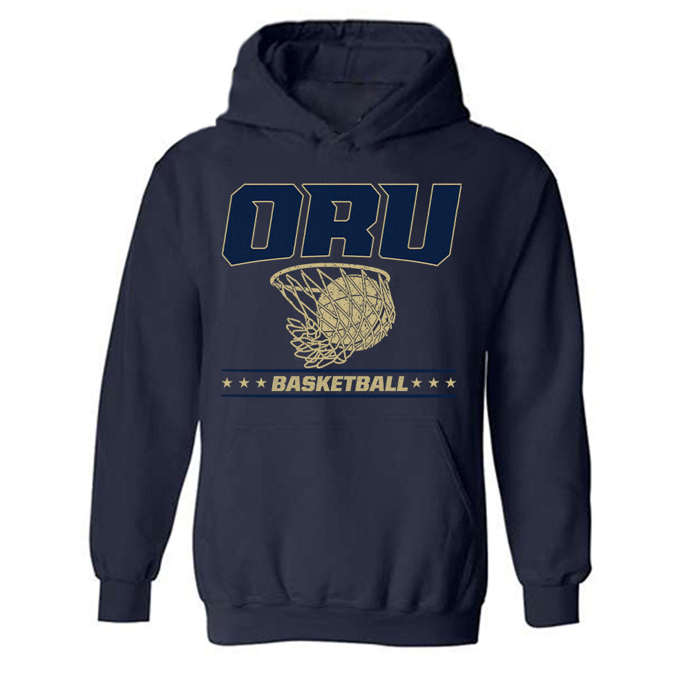 Oral Roberts - NCAA Men's Basketball : Aaron Jacob - Sports Shersey Hooded Sweatshirt-0