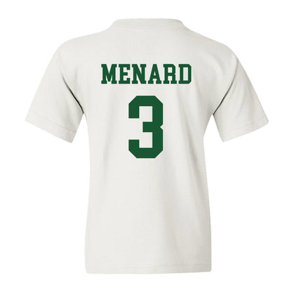 Colorado State - NCAA Men's Basketball : Justin Menard - Youth T-Shirt-1