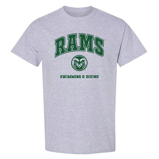 Colorado State - NCAA Women's Swimming & Diving : Gabby Hall - T-Shirt-0