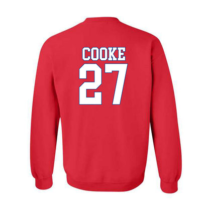 SMU - NCAA Football : Siler Cooke - Crewneck Sweatshirt-1