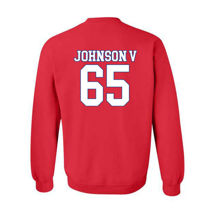 SMU - NCAA Football : Bennett Johnson V - Crewneck Sweatshirt-1
