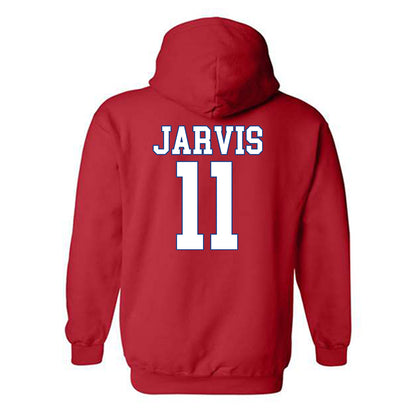 SMU - NCAA Men's Basketball : Sam Jarvis - Hooded Sweatshirt-1