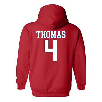 SMU - NCAA Football : Jayvon Thomas - Hooded Sweatshirt-1