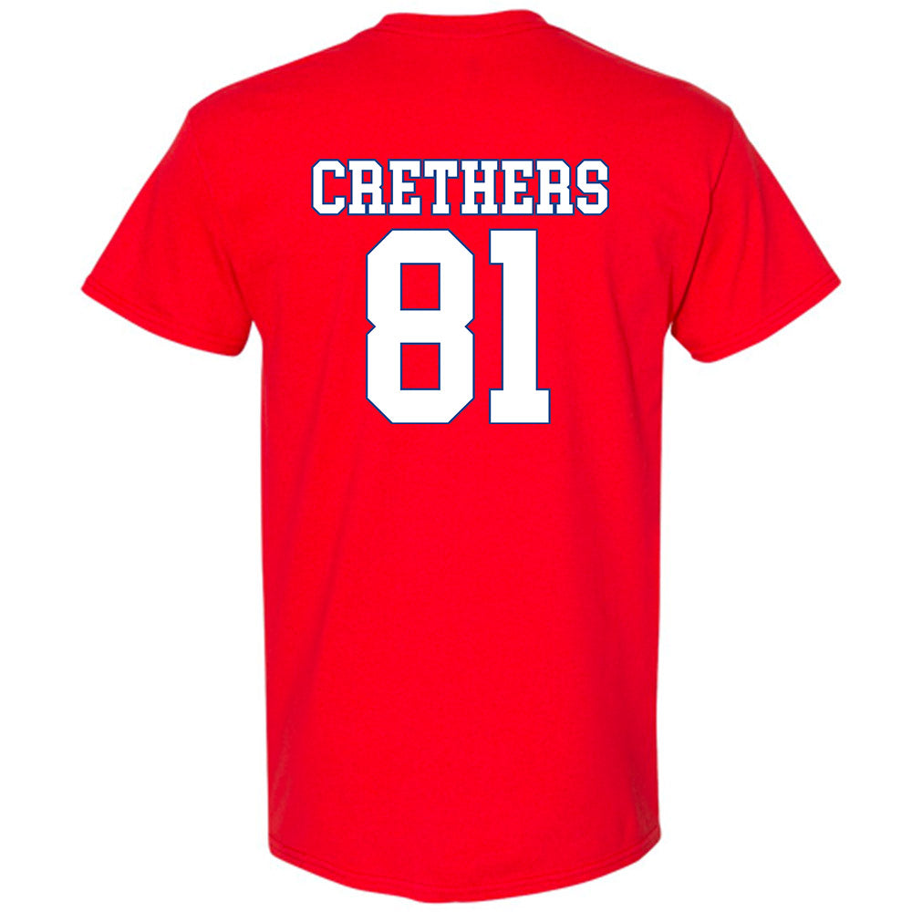 SMU - NCAA Football : Ty Crethers - T-Shirt-1