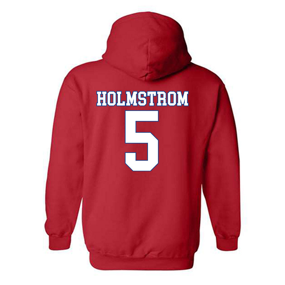 SMU - NCAA Men's Soccer : Noah Holmstrom - Hooded Sweatshirt-1
