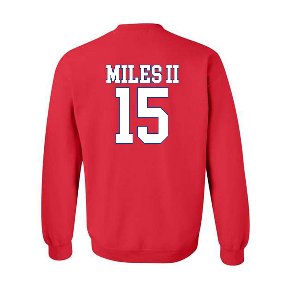 SMU - NCAA Football : Aljour Miles II - Crewneck Sweatshirt-1