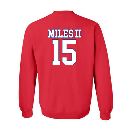 SMU - NCAA Football : Aljour Miles II - Crewneck Sweatshirt-1