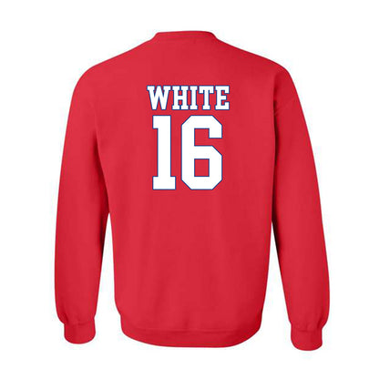 SMU - NCAA Football : Marques White - Crewneck Sweatshirt-1