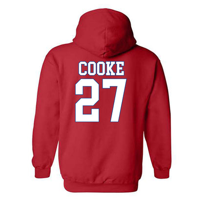 SMU - NCAA Football : Siler Cooke - Hooded Sweatshirt-1