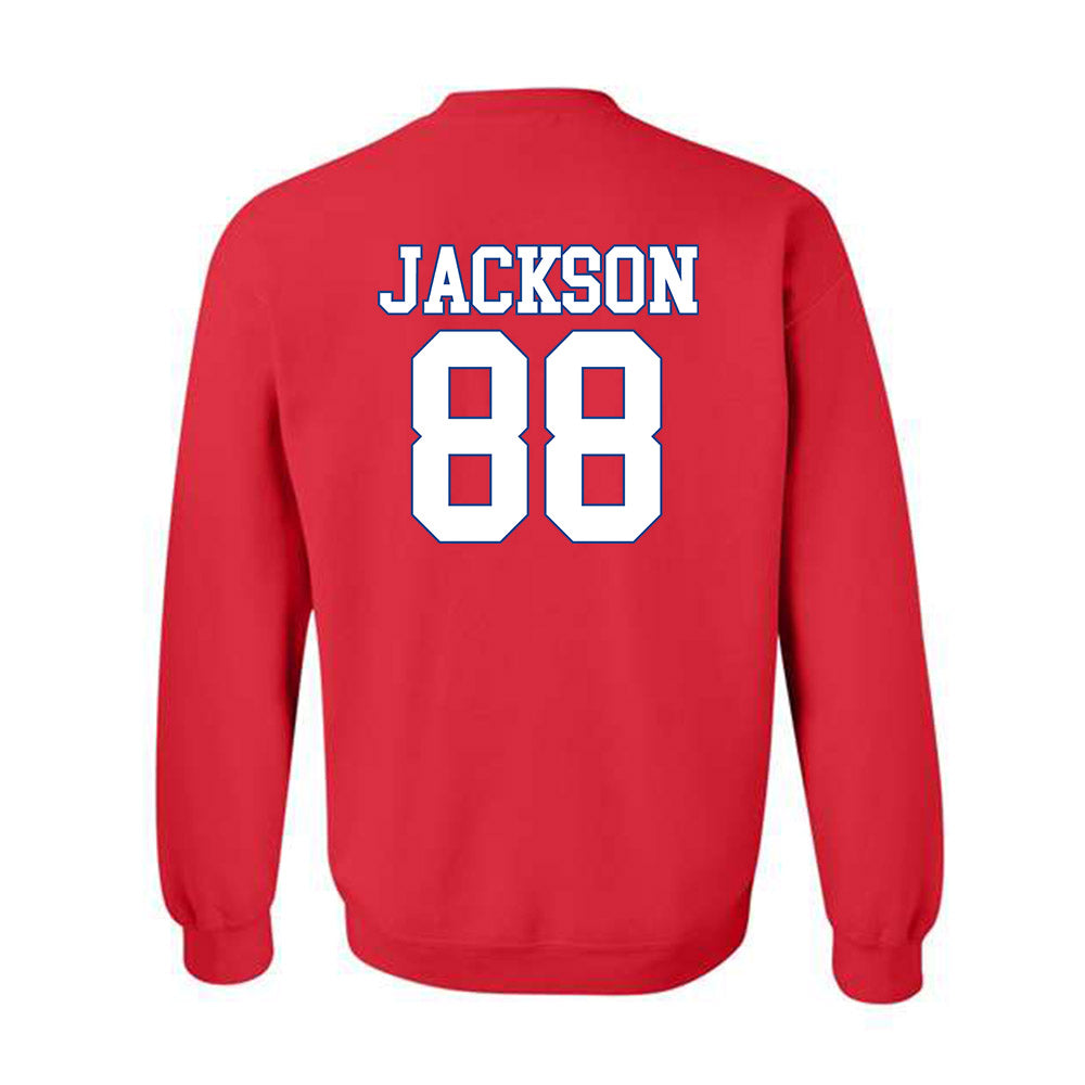 SMU - NCAA Football : Trey Jackson - Crewneck Sweatshirt-1