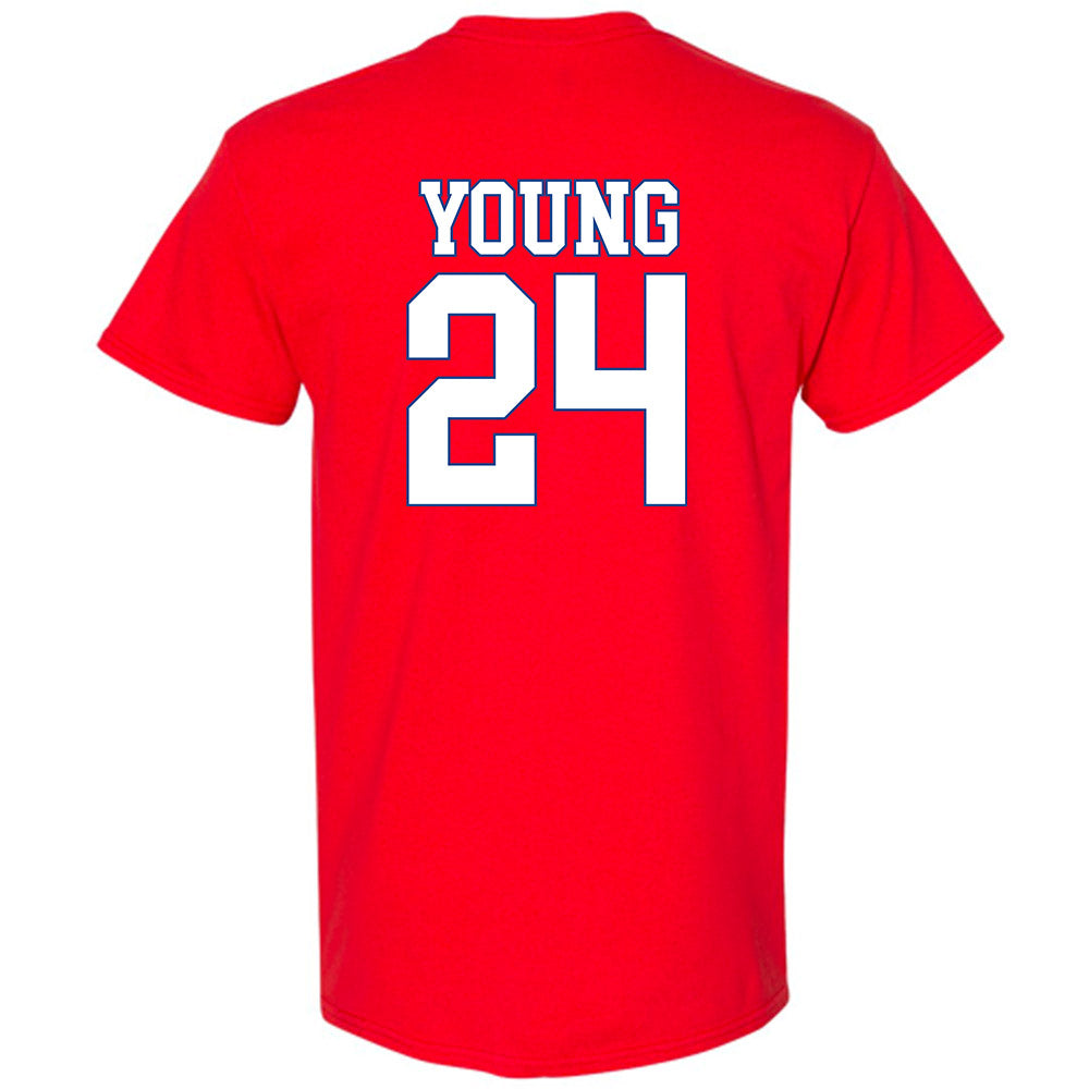 SMU - NCAA Football : Izayah Young - T-Shirt-1